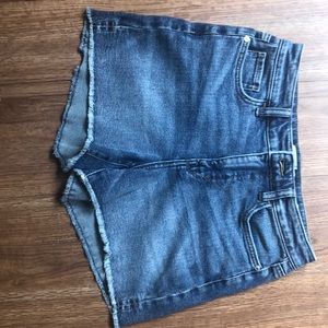 Soft, comfy and cute blue denim shorts!